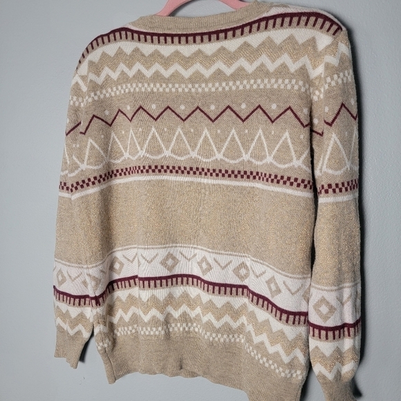 Acrylic vintage sparkle sweater - Picture 4 of 10